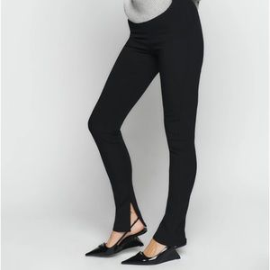 NWOT Reformation Black Stretch Pants